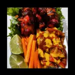 Alitas  a la Bbq