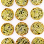 Tarteletas de brócoli - sin sal
