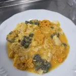 Macarrão divertido com frango