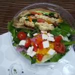 Combo ensalada y sandwich🥗🌯