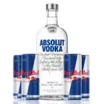 Vodka Absolut com 4 energeticos