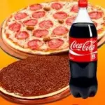 PIZZA SALGADA 30cm + BRIG + COCA 1L
