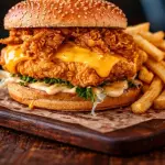 Hamburguesa pechuga de pollo