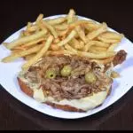 Suprema a la Fugazzeta con Papas fritas