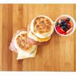 Muffin de jamón con queso