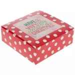 Caja c/visor Navidad Lunares Unid