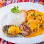 FILETE DE VACUNO EN SALSA DE MARISCO