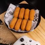 Bolinho de Abóbora com Carne Seca