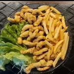 isca de frango , com batata