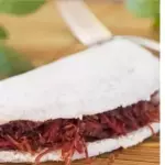 Tapioca carne seca com queijo