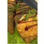 Temaki Hot (frito) salmão cru