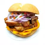 Pan con chicharron takumi