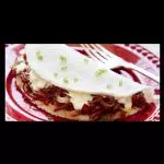 TAPIOCA DE CARNE SECA COM REQUEIJÃO