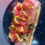 Hot dog jamón-queso