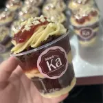 Bolo no copo Ninho com Morango