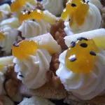 Canapé de grana padano e damasco