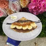 CREPE DE PLATANO Y NUTELLA O DULCE