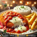 Marmitex de Frango a Parmegiana