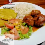 ALMUERZO: CON ALBONDIGAS ITALIANAS