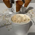 Helado de mazapán