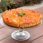 Cheesecake de damasco