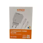 CARREGADOR TURBO KAIDI IOS KD-670CL