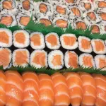 20 peças de salmão