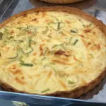Quiche Média Alho Poró
