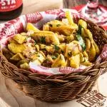 Papitas ricas con queso