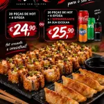 OFERTA: 2 Combos de hot + 6 Gyoza