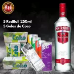 Combo Smirnoff com RedBull