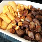 Carne do sol c/ coalho e aipim