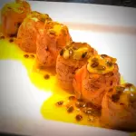 GUNKAN CHEESE FLAMBADO C/ MARACUJÁ