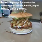 Hamburguesa lucaso solo