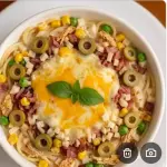 Espaguete completo ao molho branco