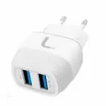 CARREGADOR PAREDE 2 ENTRADAS USB