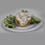 Tostada de Camarón