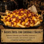 Batata c/ Cheddar e Bacon