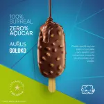 Picolé Chocolate GoldKO Zero Açúcar
