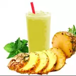 Suco de Abacaxi com Hortelã
