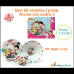 Set cerámica Minions niña Mod 2