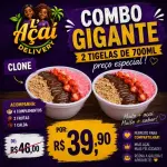 COMBO GIGANTE 2 TIGELAS 700ML
