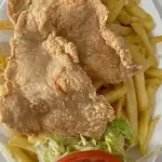 Filete de pollo apanado