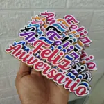 Topo 3D Feliz Aniversário