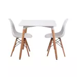 Combo de mesa CU + dos silla eames