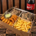 Caixa Box Burguer + Grátis Refri 1lt