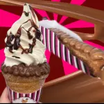Cone de Churros c/ sorvete + Churros