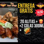 PROMO LUNES  20 ALITAS /ENVIO GRATIS