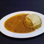 Moros de lenteja con Menestra