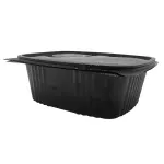 Envase con Bisagra Negro 500cc